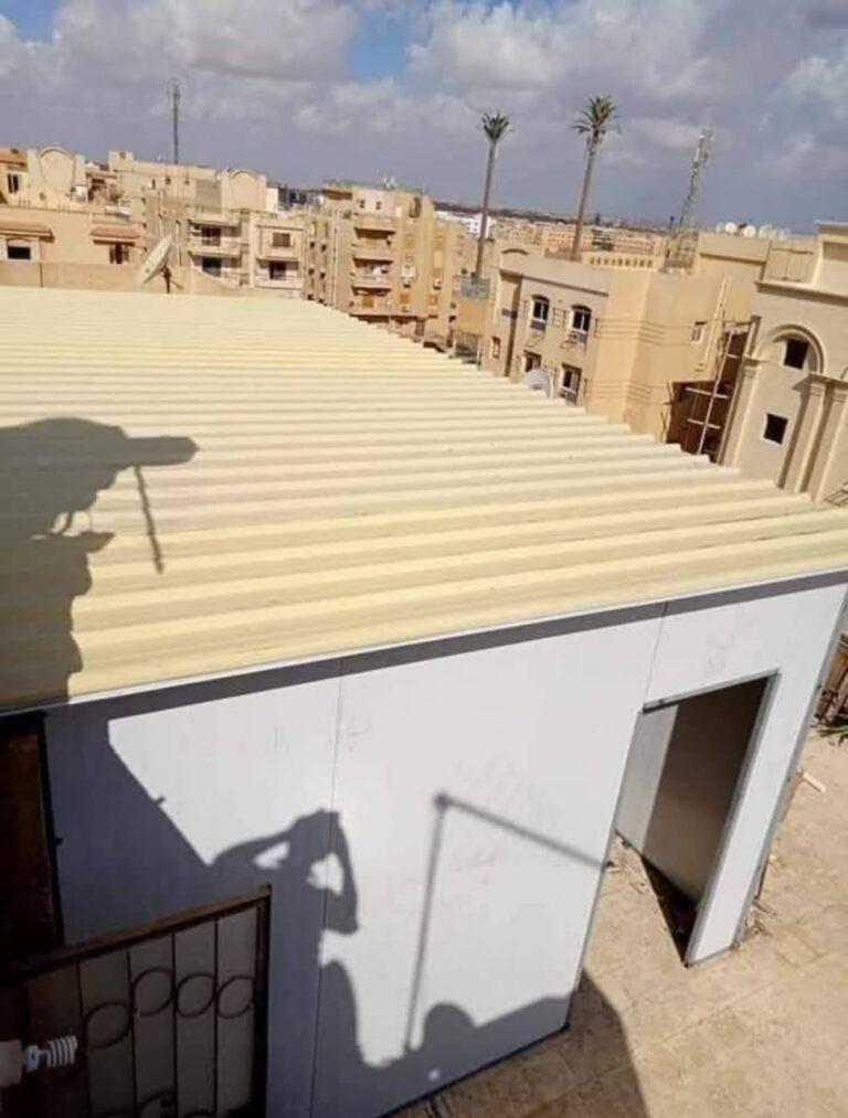 تركيب أسطح الهناجر والفلل وجميع المساكن